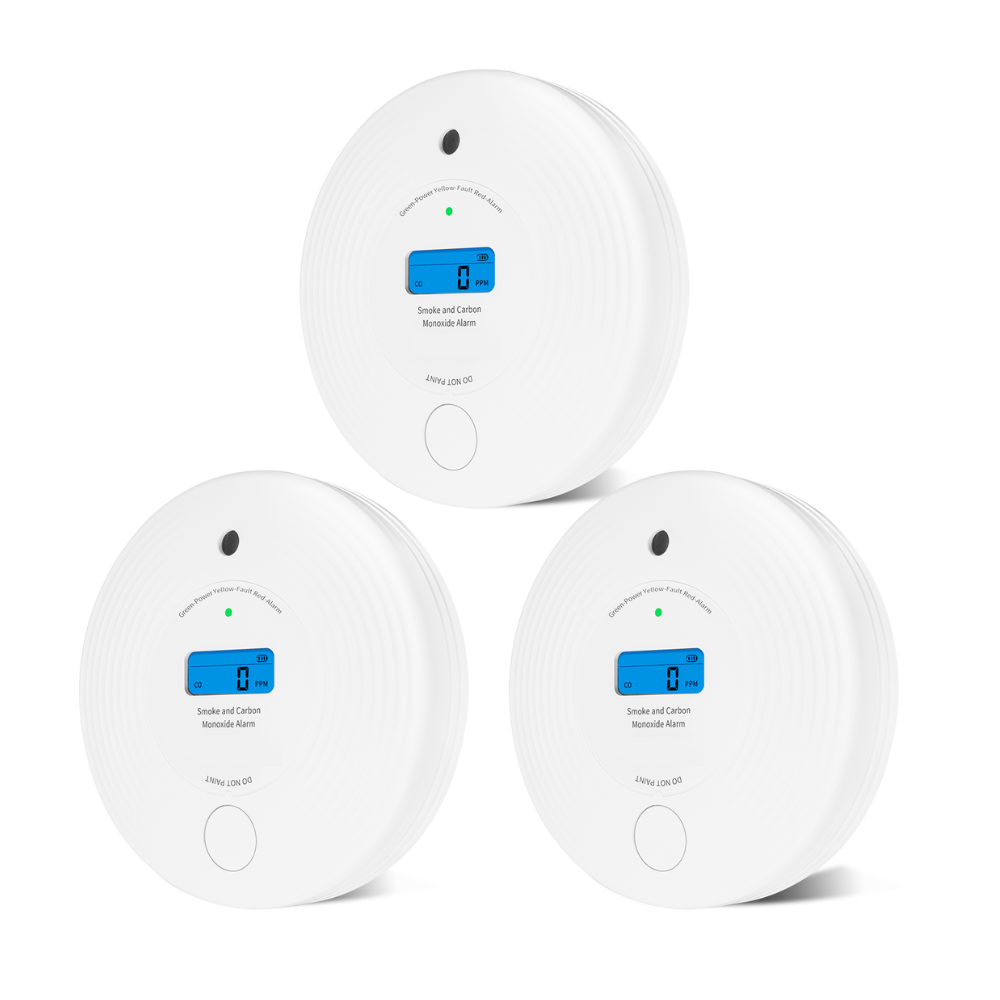 Smoke Detector Interconnected - Combo Smoke Detector&Carbon Monoxide Detector 10