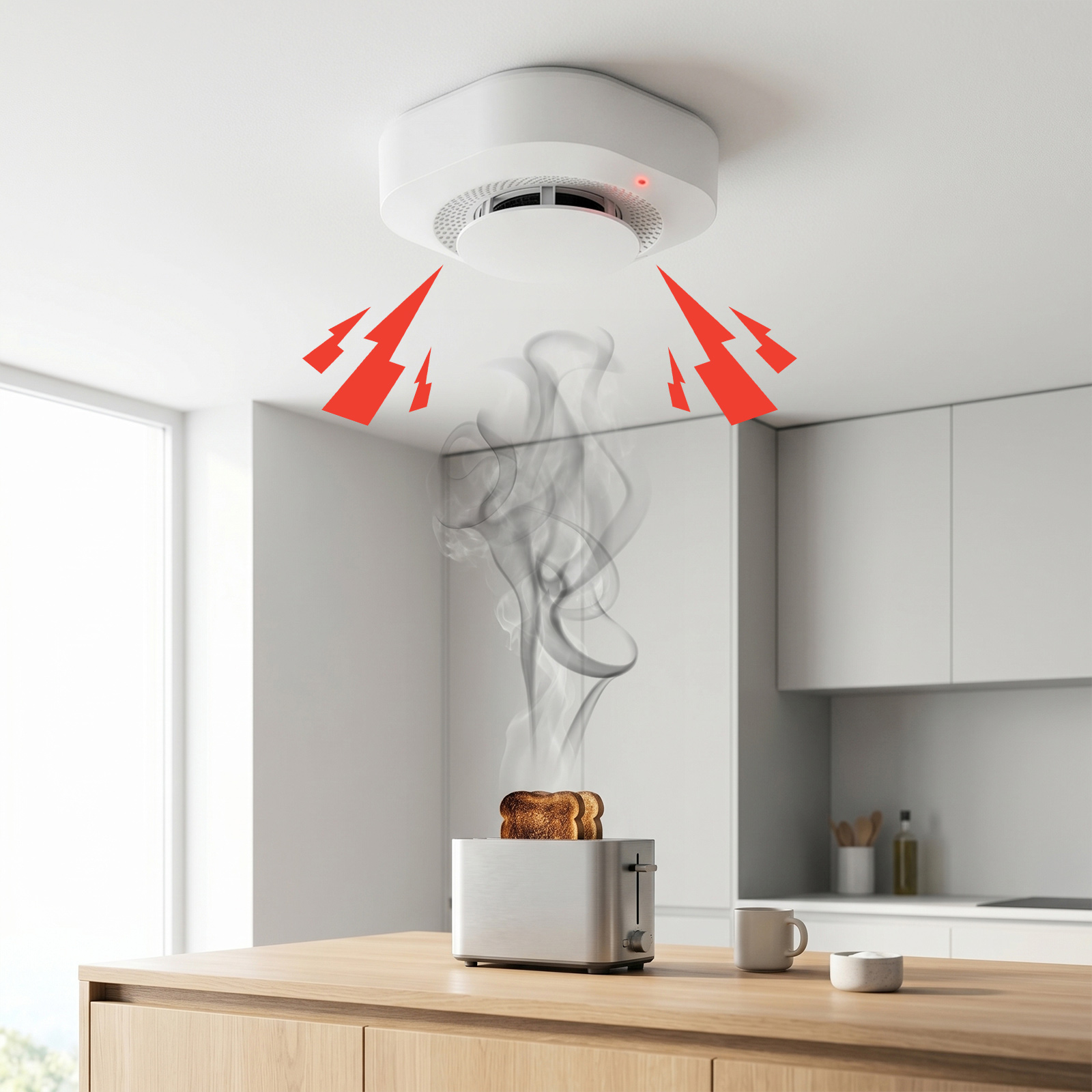 4 / 6 / 8 / 12 PCS Tuya Zigbee - Smoke Detector Interconnected 评论和价格