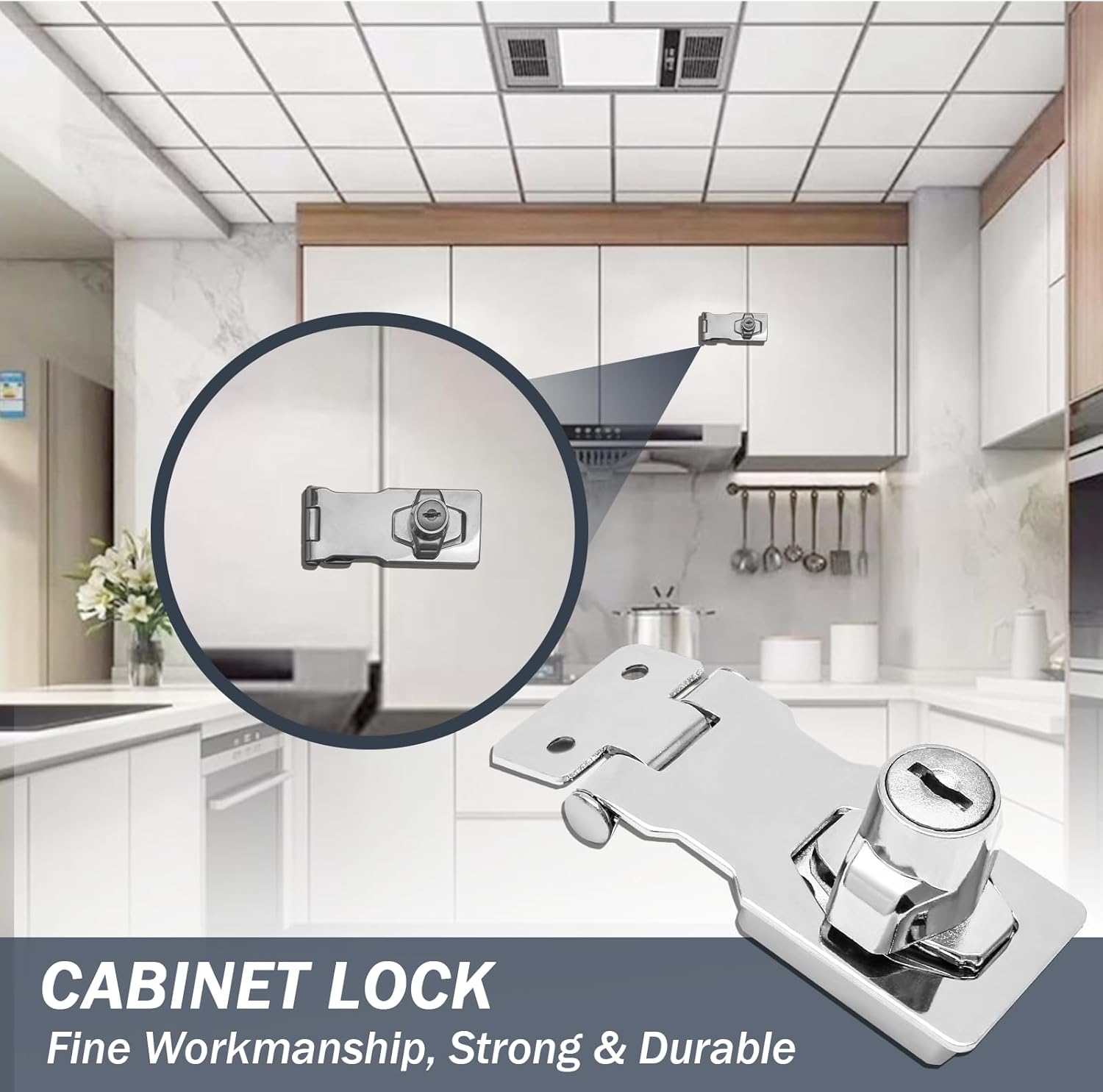 Knob Style Furniture Safety Lo - Medicine Cabinet Lock 评论和价格