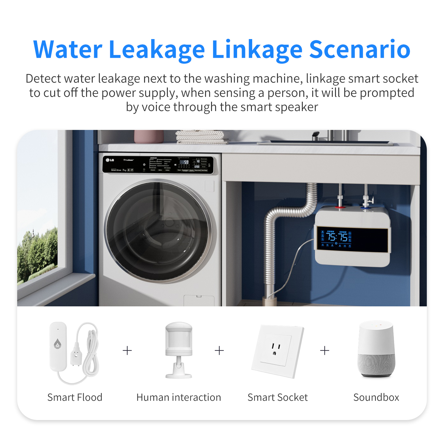 YFK WiFi/Zigbee Water Leakage  - Water Alarm Sensor 评论和价格
