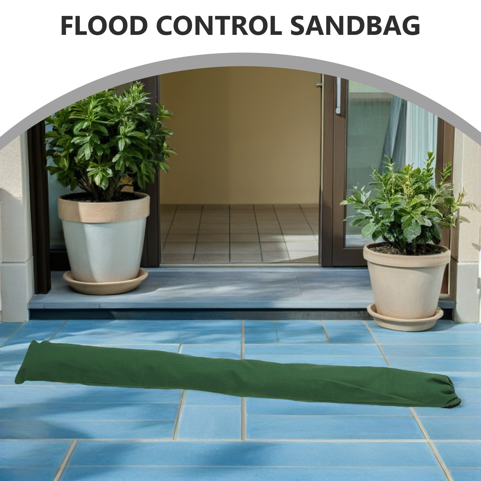 2Pcs Flood Control Sandbags Ca - Flood Barrier Bag 评论和价格