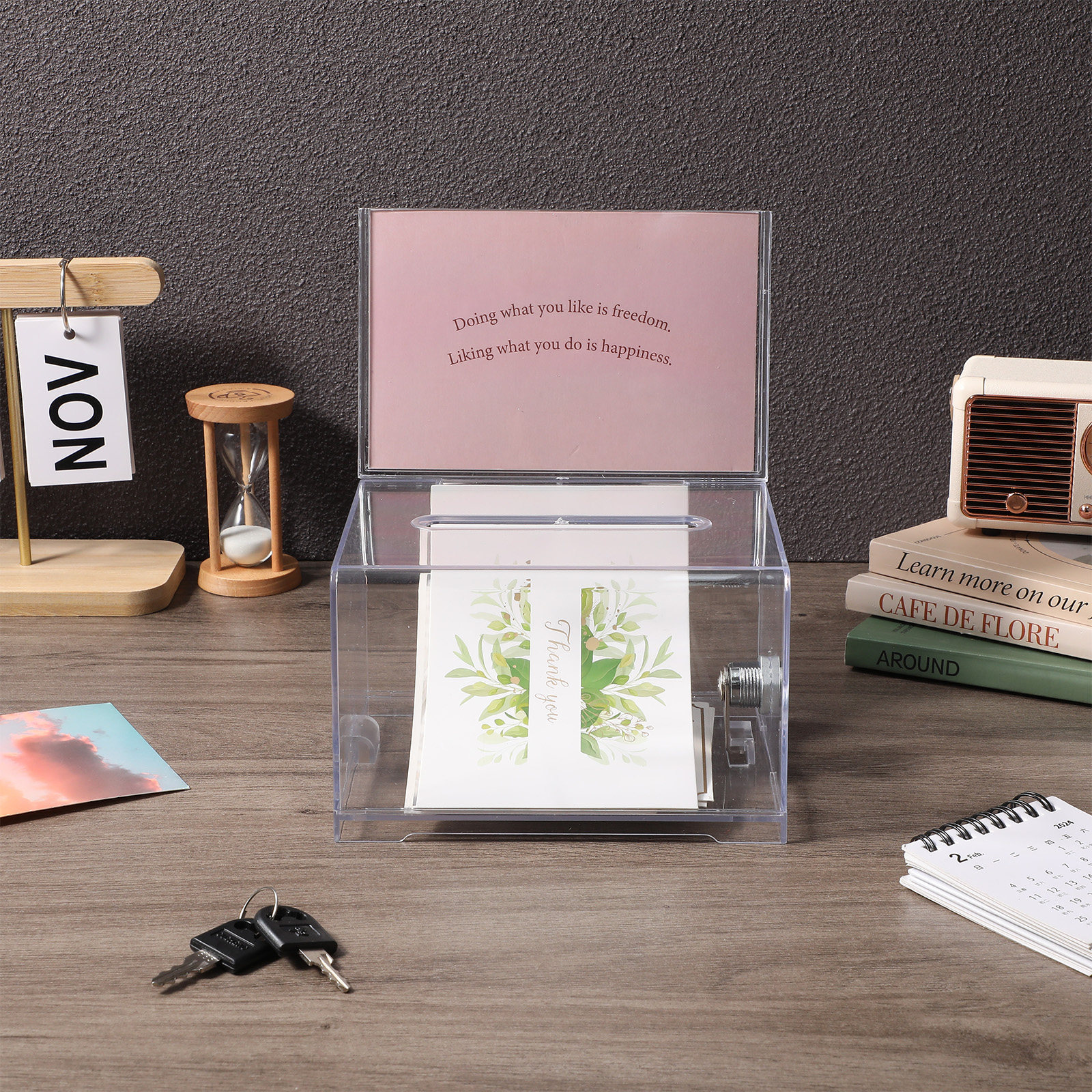 Premium Clear Acrylic Suggesti - Lockbox Key Secure 评论和价格