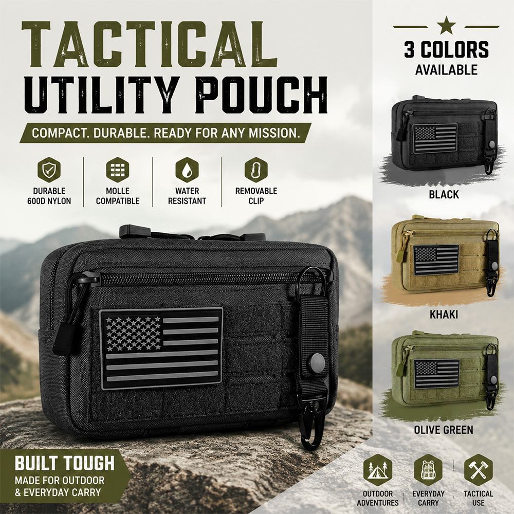 Tactical Molle EDC Pouch Outdo - First Aid Bag Kit 评论和价格