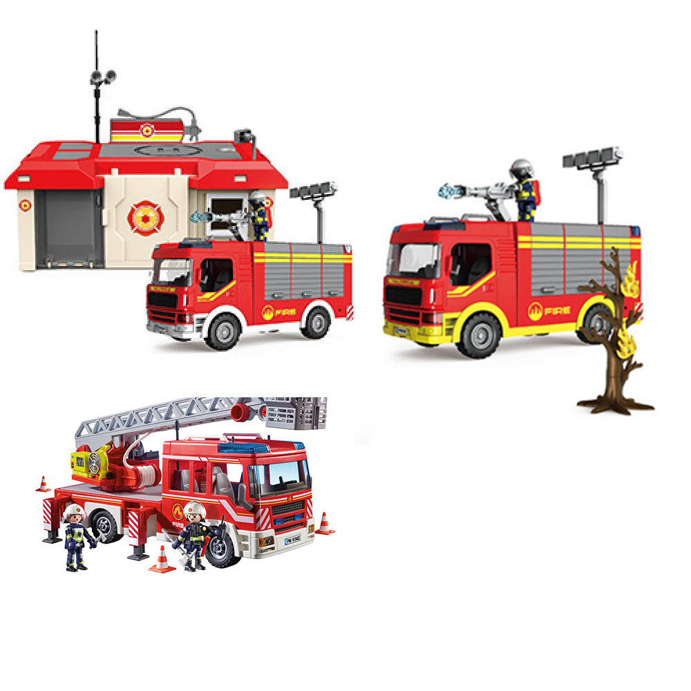 Fire Station With Aerial Ladde - Fire Escape Ladder 评论和价格