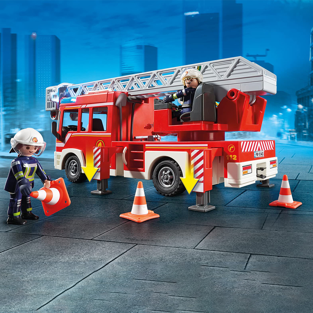 Fire Station With Aerial Ladde - Fire Escape Ladder 评论和价格