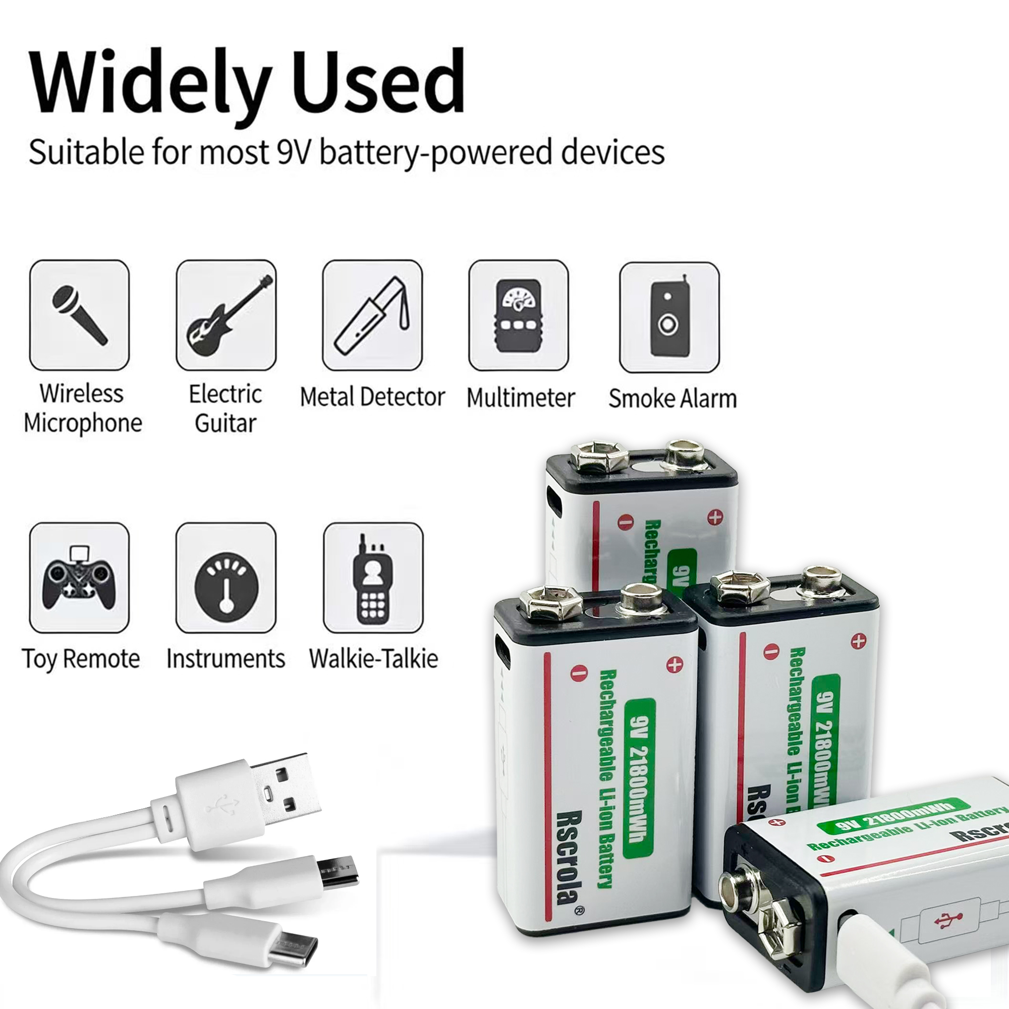 Long-Lasting 9V Lithium Ion Re - Smoke Detector Interconnected 评论和价格