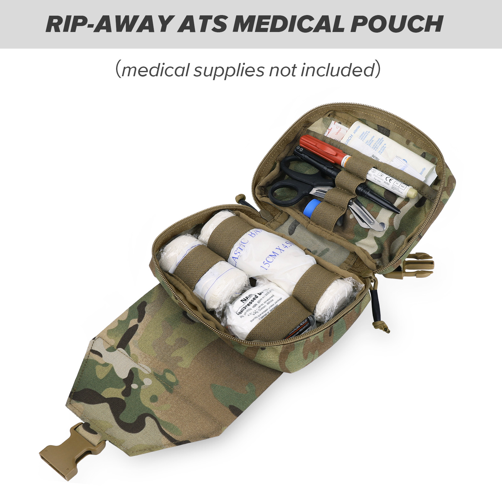 KRYDEX Tactical Tear Off Rip A - First Aid Bag Kit 评论和价格