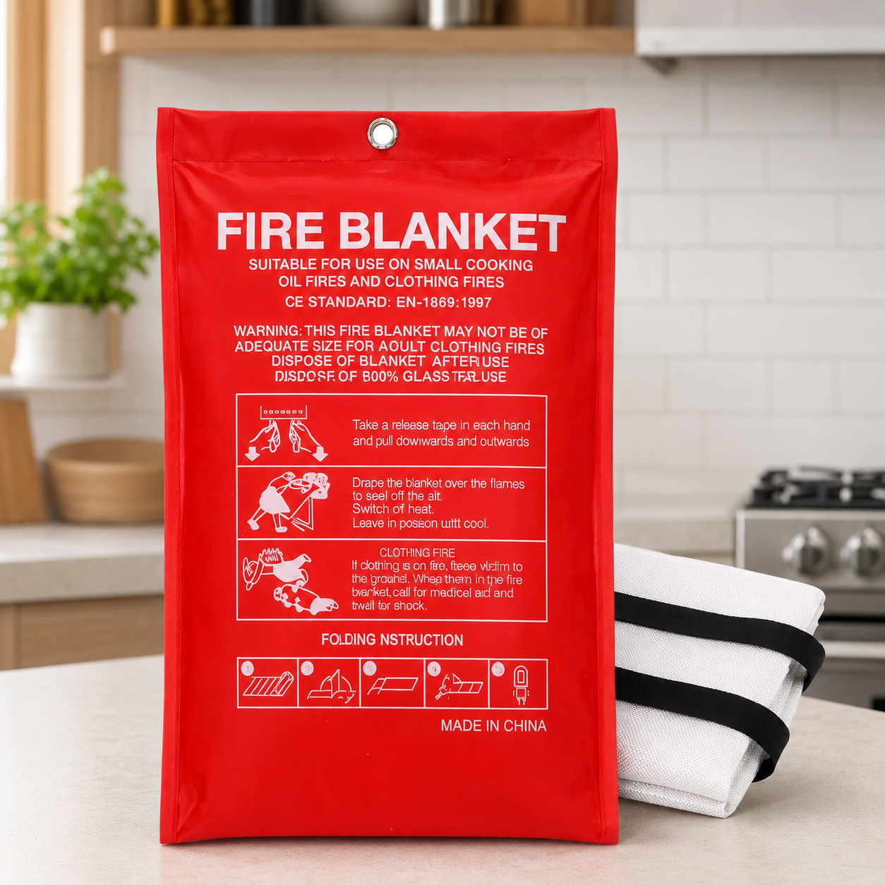 Emergency Fire Blanket For Hom - Fire Blanket Kitchen 评论和价格