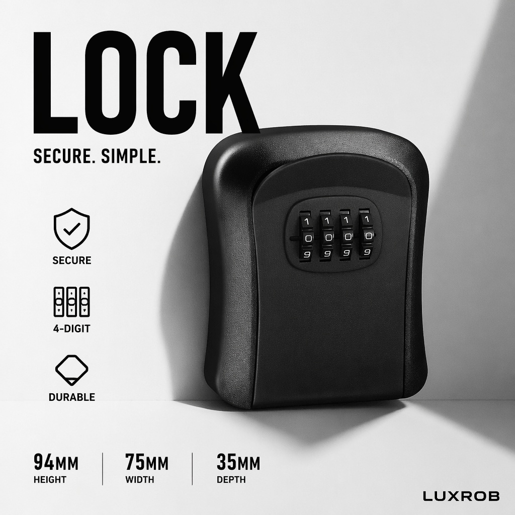 Wall Mount Waterproof Key Stor - Lockbox Key Secure 评论和价格