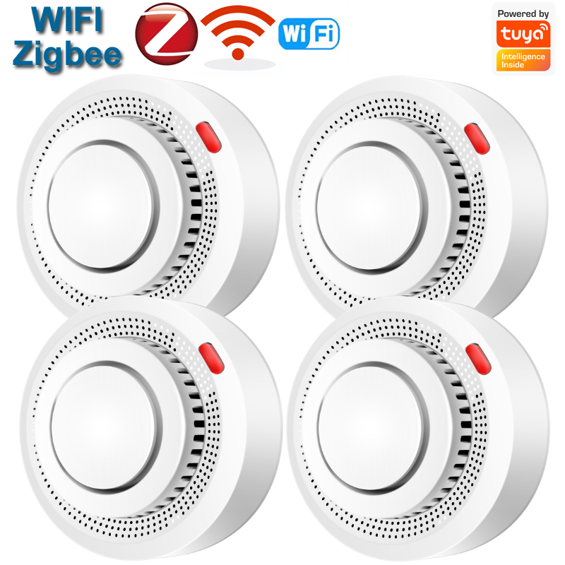 WiFi/Zigbee Smoke Detector Sen - Smoke Detector Interconnected 评论和价格